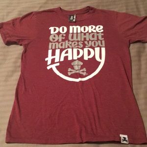 Johnny Cupcakes “Do more of whatever makes you happy “ T shirt Small